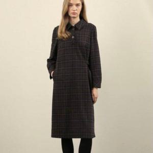 [올리비아로렌]VOBOA4W9251 체크카라원피스