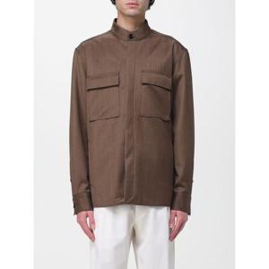 에르메네질도제냐 긴팔 셔츠 UGV49A2SOT49M06 BROWN DOM