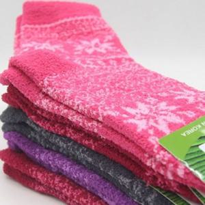 쫀쫀이 눈꽃 수면양말 3켤레 SY5874