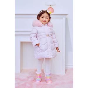 [프랜치켓] 여아키즈겨울패딩 핑크 오리털 점퍼 Q56DAJ010P1