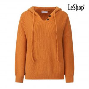 [르샵] 버튼 디테일 후드 니트 (BPBKP014A)