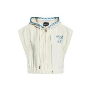 26 SS 베르사체 후드 크롭 탑 10211401A15211 TP444921414