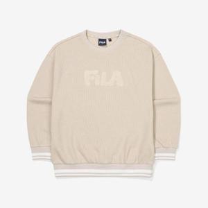 [휠라키즈]ESSENTIAL+ 사카리바 맨투맨_ (FK2POF3303X_BEG)