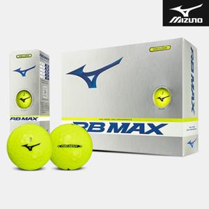 미즈노 RB MAX 골프볼[남여공용][옐로우][3피스 12알][5N733512D]