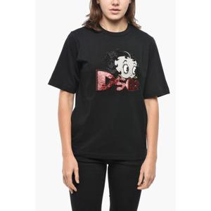 디스퀘어드2 반팔 티셔츠 S75GD0407 S24668 900 Black