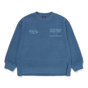 [블루테일]블루 사이드 트임 맨투맨AZI3TS01BU