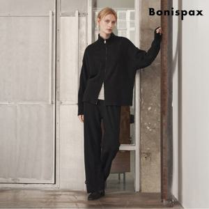 [보니스팍스]투웨이 니트 집업 밴딩 니트 팬츠 셋업 (XP4OW007L0)