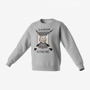 메종키츠네 여성 맨투맨 (LW00306KM0307 LIGHT GREY MEL) 23FW