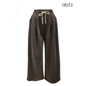 [에이비에프지]밴딩 기모 핀턱 와이드 팬츠 APA1HP43A