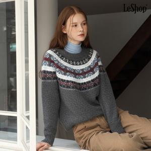 [르샵]윈터 노르딕 라운드넥 긴팔 니트 (DP4KT006A)