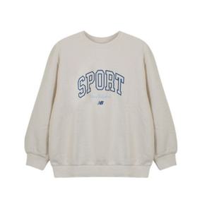 [뉴발란스]뉴발란스 키즈 베이직 로고 기모 스웻셔츠 NK9CFB412U