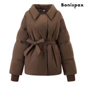 [보니스팍스]베이직 벨티드 퀼팅 패딩 점퍼 (XP4JJ060L0)