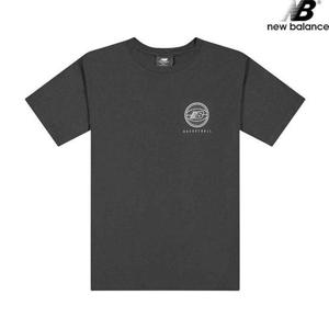 뉴발란스 NBNEB46103-BK Hoops 서클로고 반팔티 남녀공용 티셔츠
