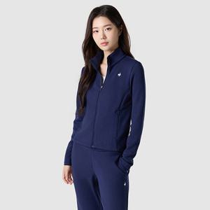 [르꼬끄공식] 여성 더블텐션2.0 슬림핏 스텐넥 집업 QR122OFT13