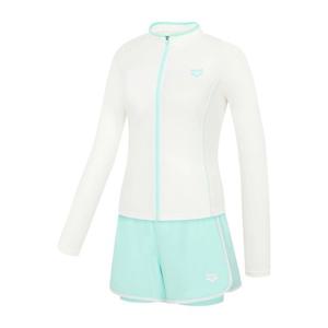 아레나]웨이비 레귤러핏 집업 래쉬가드3pcs세트A6BL1PS01WHT-MN