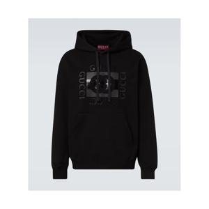 구찌 로고 코튼 저지 후디 P01124241