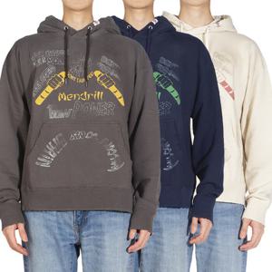 메종 미하라 야스히로 Mendrill X GS 디스트레스드 후드 티셔츠 C10HD501