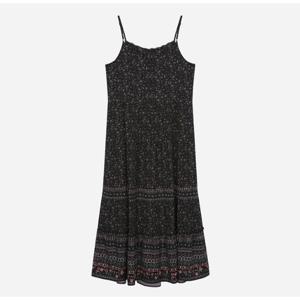 [써스데이아일랜드]레이어드 패턴 보더 믹스 원피스 T256MOP152W