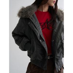 (356138SC14) [에잇세컨즈] 퍼트리밍 패딩점퍼  애쉬