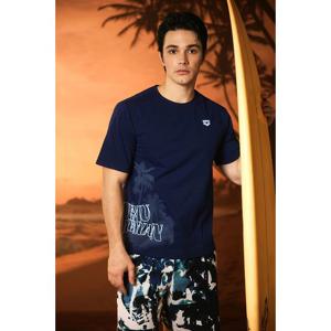 아레나 보헤미안 릴렉스핏 숏슬리브 래쉬가드 A6BM1PR01 NVY