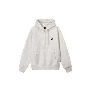 Stussy스투시 8볼 자수 후드 애쉬 헤더 118479