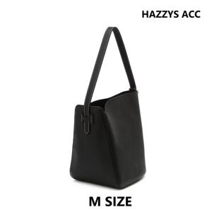 [H-EDGE] 엣지백 시그니처 블랙 레더 숄더M HIBA6E357BK