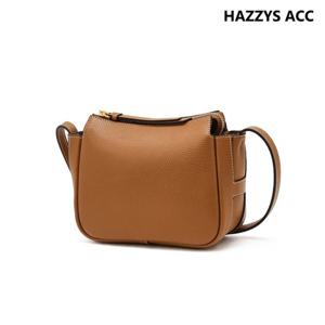 브라운 단색 소가죽 크로스백 HIWA6E341W2