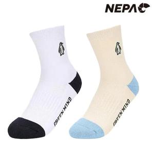 네파 7LC8308 여성 그린마인드 블록 중목 양말