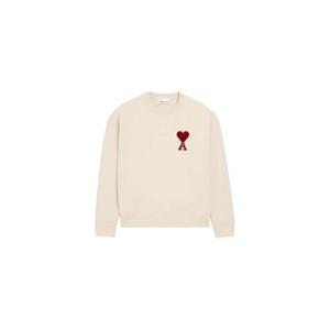 26 SS 아미 파리스 아미 드 꾀흐 하트 자수 스웨트셔츠 E26USW778747 TP447995695