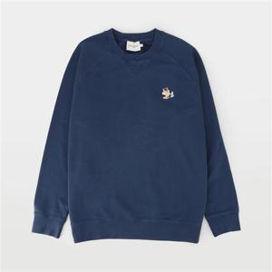 메종키츠네 드레스드 폭스 패치 남녀공용 스웨트셔츠 JM00317KM0