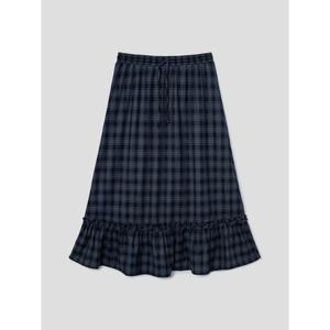 (356127SM5R) [에잇세컨즈] 체크 풀스커트  네이비