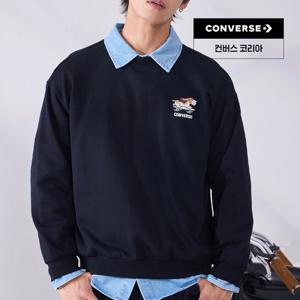 [컨버스공식] 펫 그래픽 크루 플리스 탑 토탈 이클립스 UCJ420-GHM