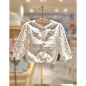 (밍크뮤10) 26봄 신상HK (IV)퓨어플라워덧수가디건 (3611520001)