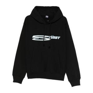 스투시 로고 모티프 드로우스트링 풀오버 후드 티셔츠 1925145