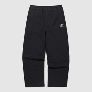 엄브로바지 VQA UQ423CFPO2-BLK 에센셜 기모 루즈 스트레이트 팬츠 BLACK