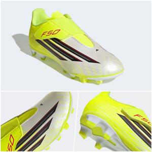 [아디다스키즈][현대백화점] JS1489 (170-240) F50 클럽 밴딩 벨크로 FG/MG 키즈 축구화 KIDS