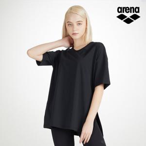 아레나스포츠 여성 루즈핏 반팔 티셔츠 S3ML1RT08BLK