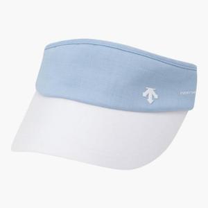 M 데상트골프썬캡 GQC DQ12WFSV11-SBLG 여성 에센셜 리본  선바이저 / Sky Blue