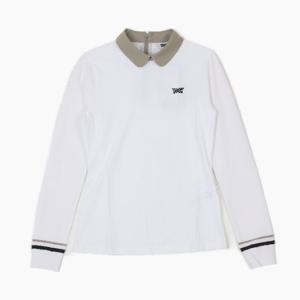 M PXG골프긴팔티 UQC PJPCW2104-01 WOMENS ROUND COLLAR LONG-SLEEVE