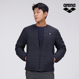 아레나스포츠 남성 사각 퀼팅 패딩 자켓 S3WM1PJ05BLK