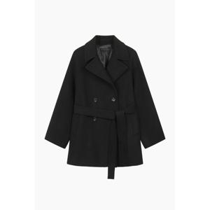 [시슬리]버디 더블 버튼 미드 코트 SACT34561