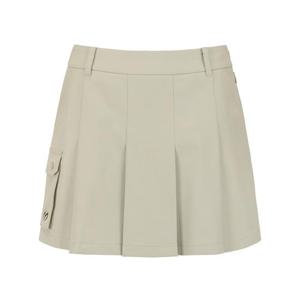 마스터바니  (421E1PS204) 여성 로고 밴댕 플리츠 큐롯 스커트