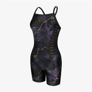 아레나]지오볼트 여선수 3부반신 드롭백A6SL1CE07BLK-MN