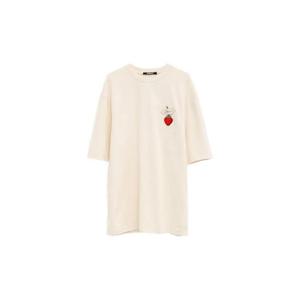 26 SS 쟈크뮈스 로고 테이프 스트로베리 패치 티셔츠 TSM00636AJ00226 TP449696974