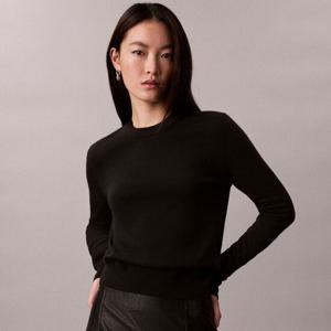 [캘빈클라인 진]여성 L/S 엑스트라 파인 메리노 울 스웨터 44D370G