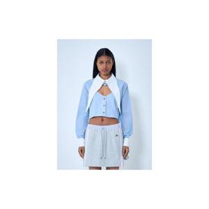 26 SS 비비안웨스트우드 여성 레이어드 칼라 크롭 셔츠 vvw0263004blu