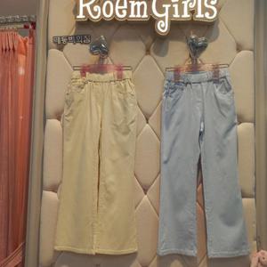 로엠걸즈 DP01 스판짱  부츠컷  컬러 팬츠 RGTA26S1C