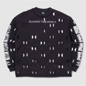 엄브로 펀칭 긴팔 티셔츠 BB UQ111CRL39 BLK0