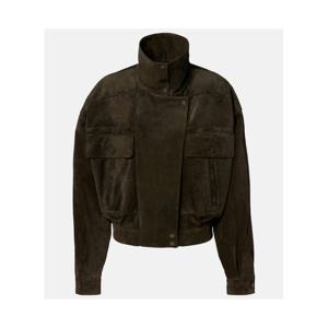 생로랑 스웨이드 재킷 P01128155