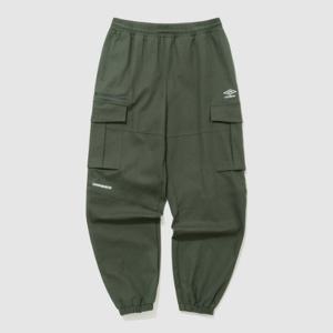 엄브로바지 VQA UQ423CPTN1-DKH 헤비 면트윌 카고 조거 팬츠 Dark Khaki